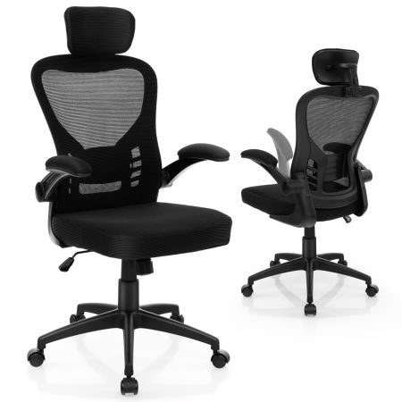 Silla de oficina ejecutiva con reposacabezas