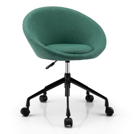Costway Silla Giratoria Moderna Verde