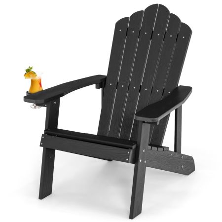 Silla HIPS de Exterior Negro