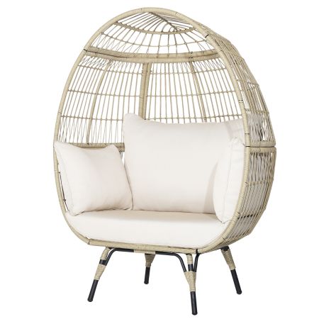 Silla Huevo de Mimbre