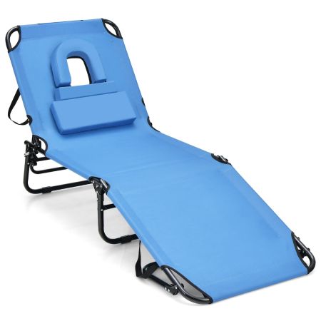 Silla para tomar el sol boca abajo