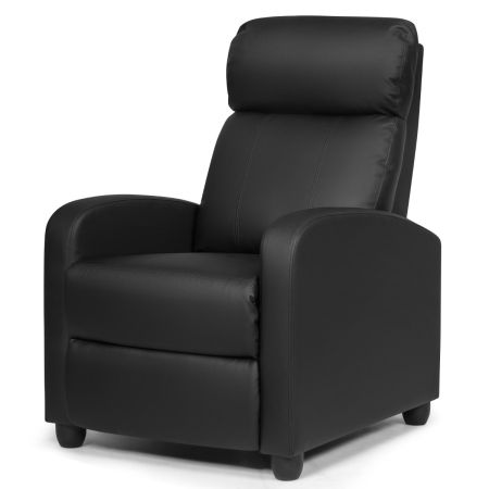 COSTWAY Silla Reclinable Negro