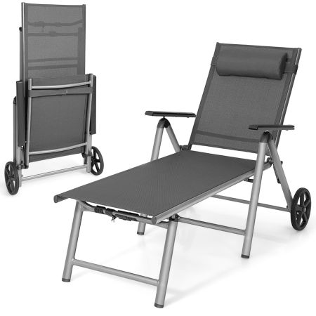 Silla Tumbona Negro