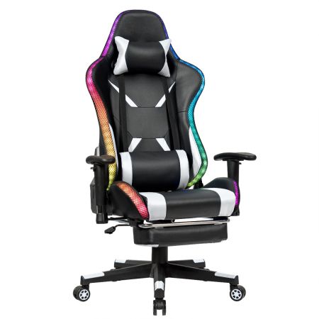 COSTWAY Silla de Gaming Blanco