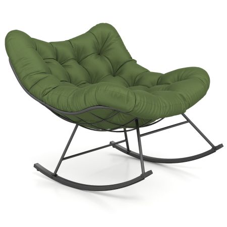 Silla Mecedora con Cojín
