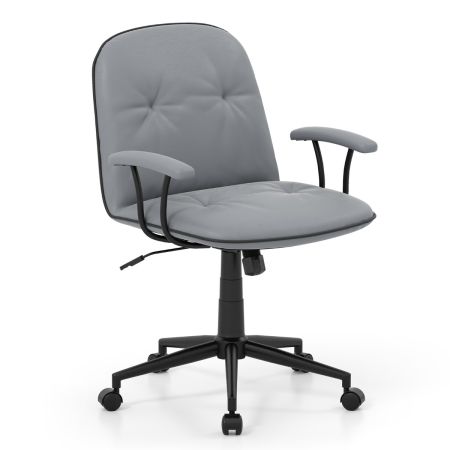Silla giratoria con ajuste de altura y ruedas