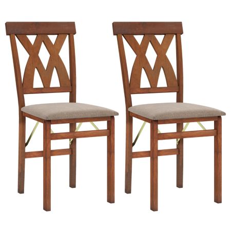 Sillas de caucho madera y tela