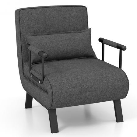 Sofá Cama Gris Oscuro