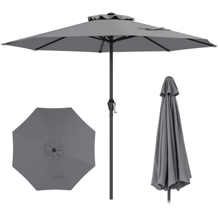 sombrilla para playasombrilla de exterior Gris