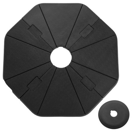 Soporte de base de sombrilla de 4 piezas