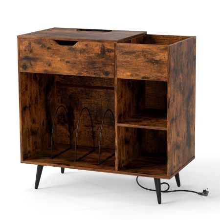 Soporte para Tocadiscos Marrón