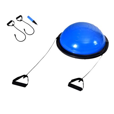 ø59cm Pelota de Entrenamiento de Equilibrio Pelota Deportiva de Yoga Pilates Azul