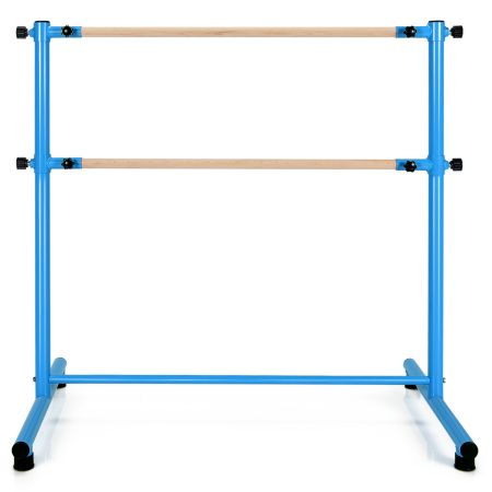 Costway Doble Barra de Ballet Azul