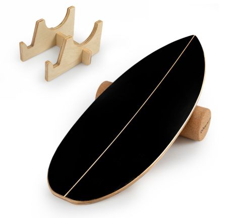Tabla de equilibrio de madera para entrenamiento de fuerza central