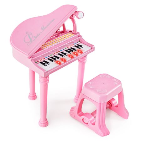 Teclado de Piano Rosa