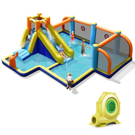 COSTWAY Tobogán Acuático Inflable
