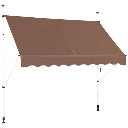 toldo retráctil 250cm Marrón