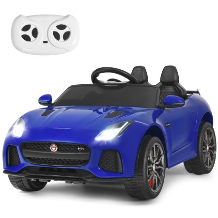 Costway Coche Jaguar Montable para Niños Azul