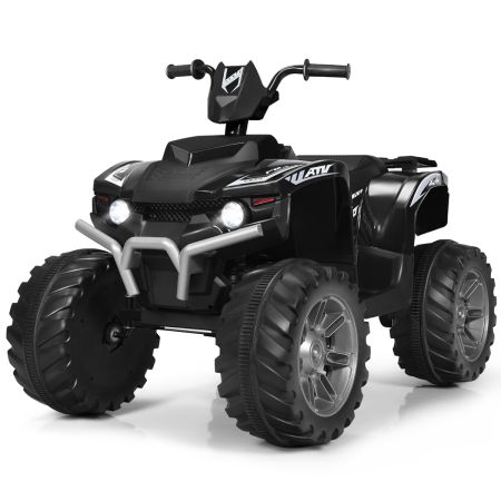 Costway Cuatriciclo Eléctrico ATV para Niños Negro