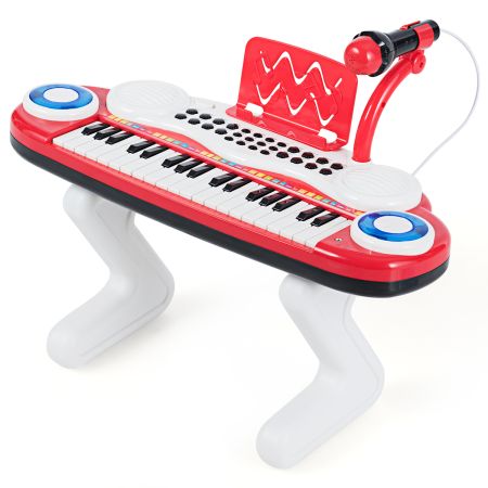 Costway piano juguete rojo para niños