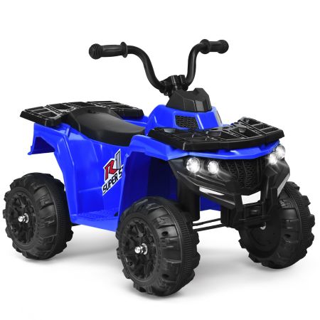 Costway Cuatriciclo ATV Montable para Niños Azul