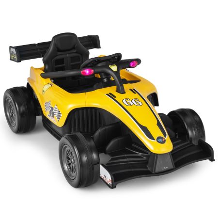 Costway Vehículo Eléctrico 12 V para Niños Amarillo