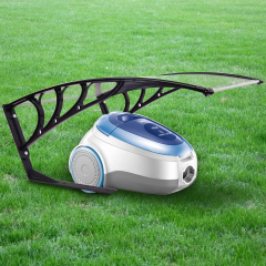 Techo Robot Cortacésped Cubierta de Cortadora Garaje Cochera Transparente Protección contra Lluvia Rayos UV Granizo 103 x 79 x 46 cm