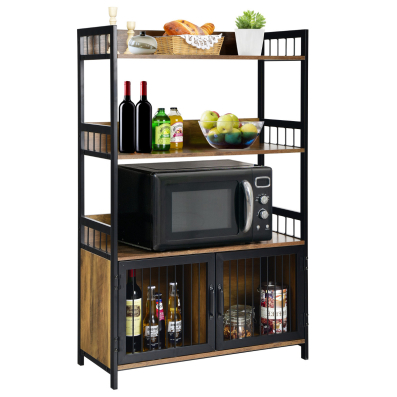  ZGJHFF - Estante de cocina para microondas, estante de  almacenamiento, estante de almacenamiento extraíble para gabinete y vajilla  (color D, tamaño: 1) : Hogar y Cocina